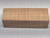 #706 Untreated Block Fiddleback Maple - Size 5&7/8" long x 2" wide x 1&3/4" thick