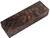 #S122 Indonesian Ebony Burl Stabilized Block - Size 5&3/4" long x 1&7/8" wide x 1&1/8" thick