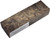 #S123 Indonesian Ebony Burl Stabilized Block - Size 5&7/8" long x 1&3/4" wide x 1&1/8" thick