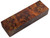 #S133 Amboyna Burl Stabilized Block - Size 5&3/4" long x 1&3/4" wide x 1&1/8" thick
