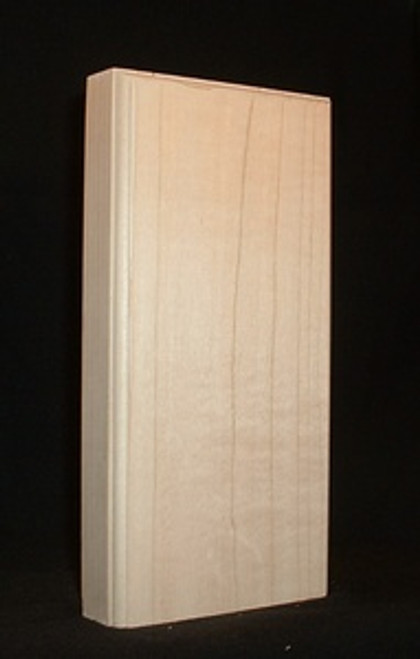 Maple plinth block, contemporary style