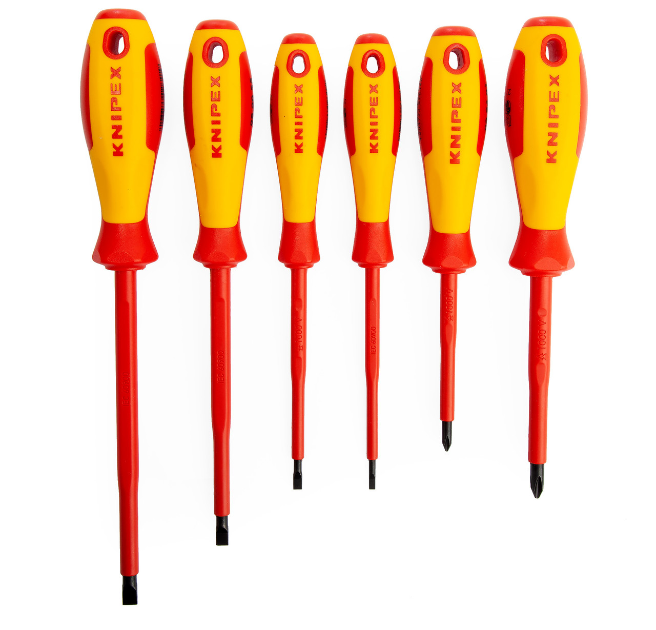 Knipex 002012V01 Screwdriver Set VDE 1000V 6Piece Toolstop