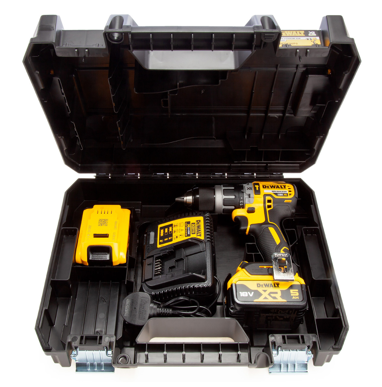 Dewalt Brushless Combi Drill Set DCD796P2 Toolstop