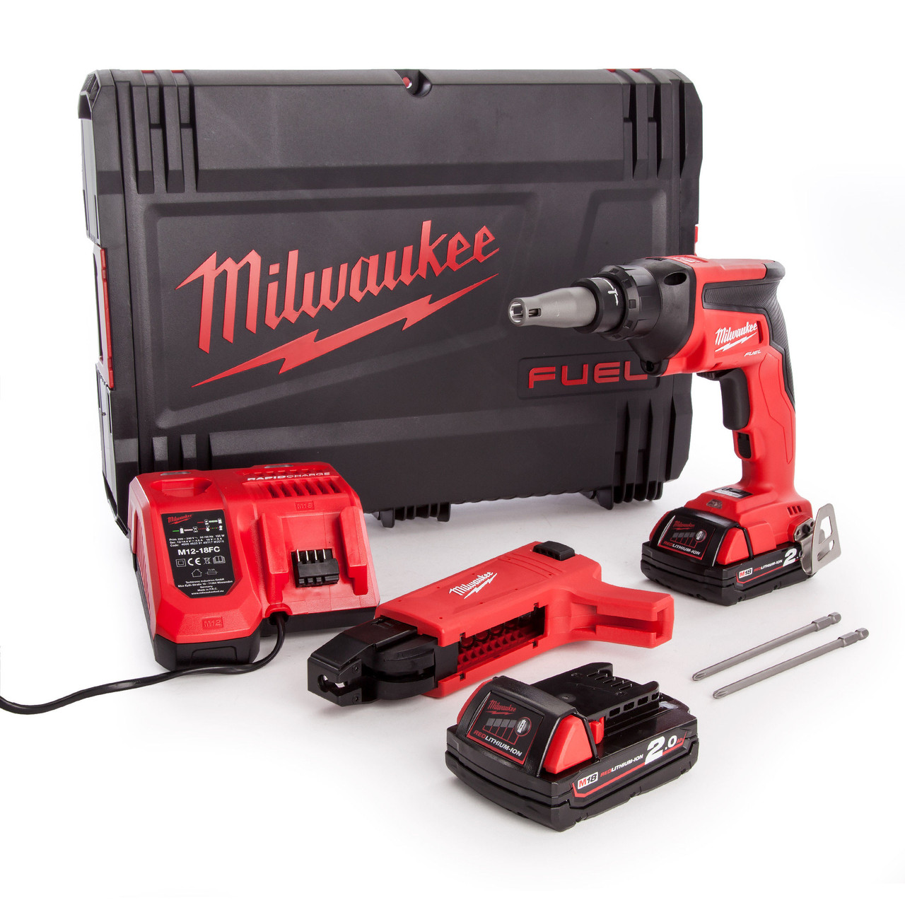 Milwaukee M18FSGC202X M18 Fuel Screw Gun with Collated Atta