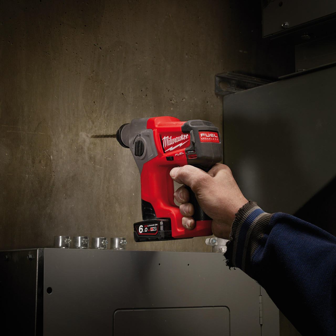 Milwaukee M12CH602X M12 Fuel SDS Hammer Drill (2 x 6.0Ah Ba