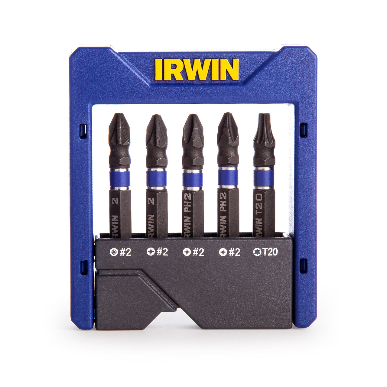 Irwin 1923433 Impact Driver Bit Set (5 Pieces) in Plastic Ca