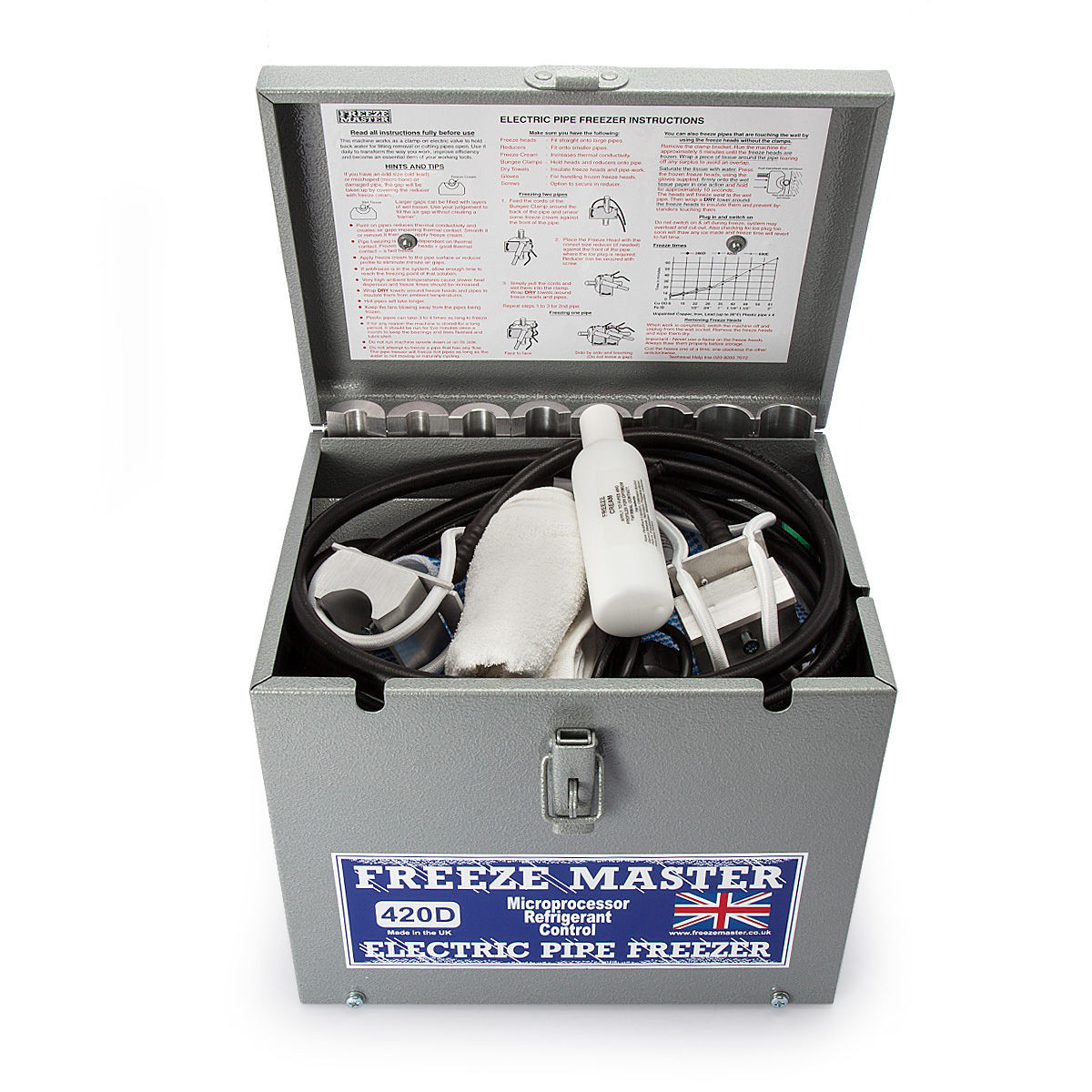 Freeze Master 420D Electric Pipe Freezer 842mm 110V