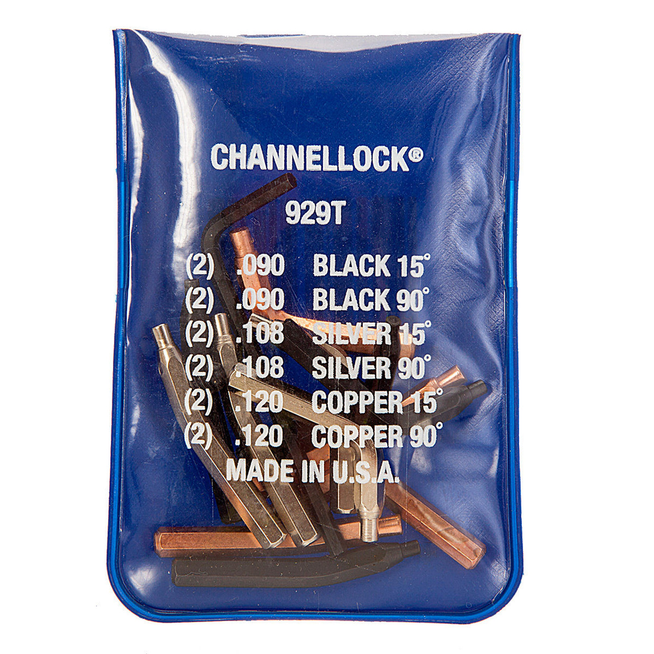 Channellock 929T Universal Retaining Ring Tip Kit 5 Pieces