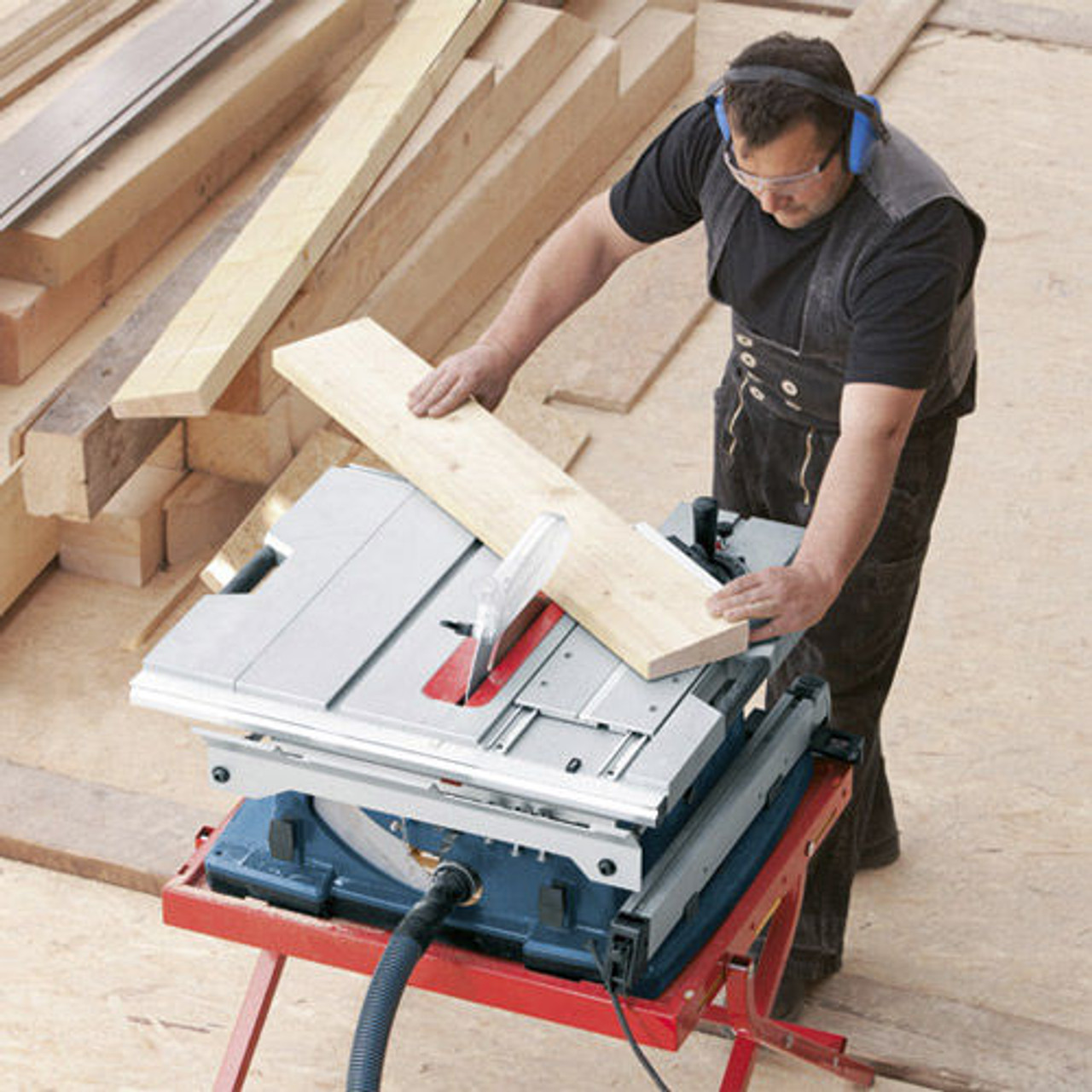 Bosch GTS10XC 10in Table Saw with Sliding Carriage 110V