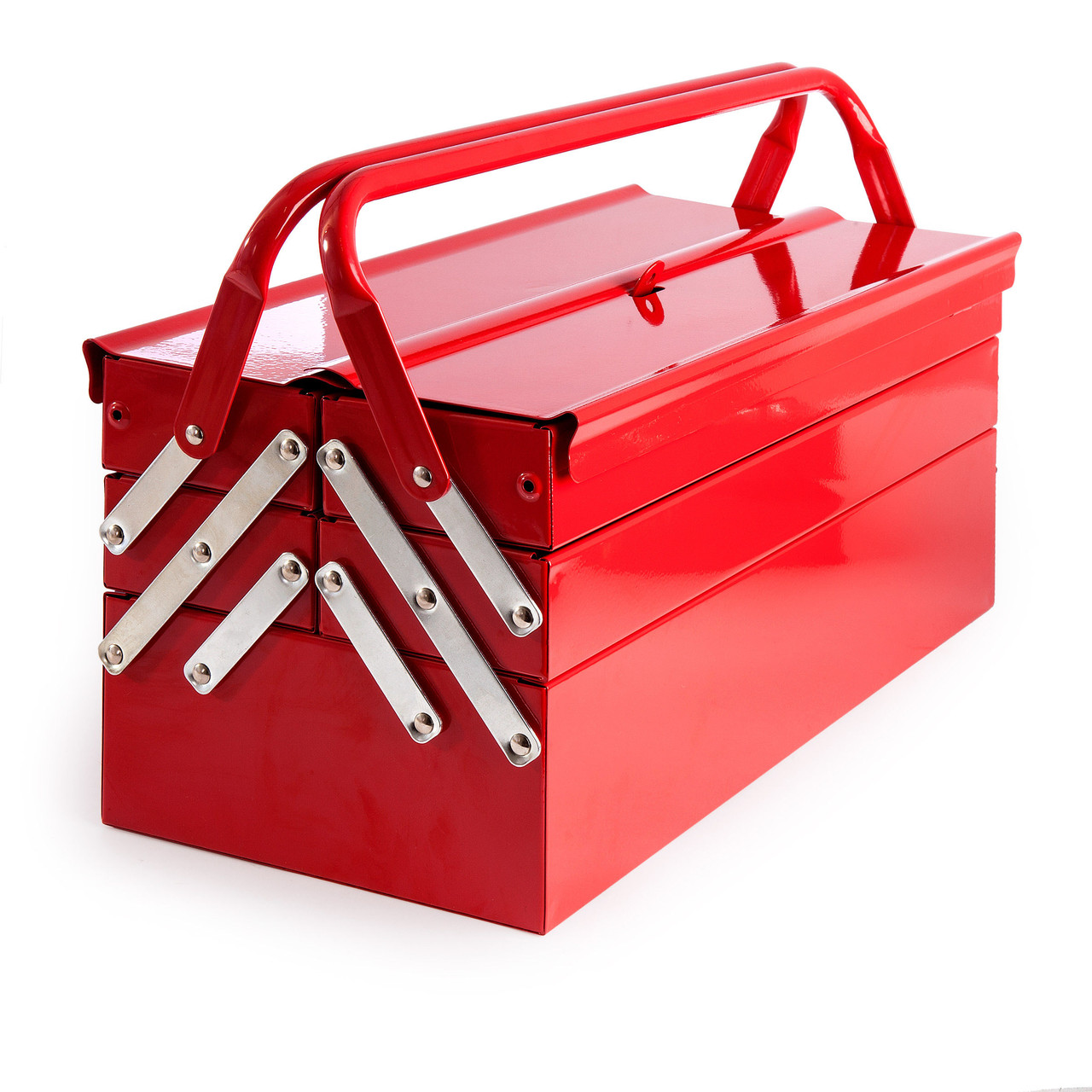 Toolstop 73 Piece Tool Kit in a Cantilever Tool Box - EXCLUSIVE 