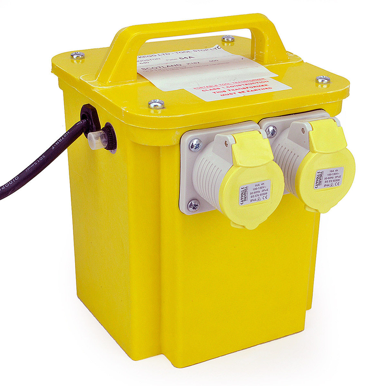 Toolstop 3KVA Twin Outlet 110V Transformer