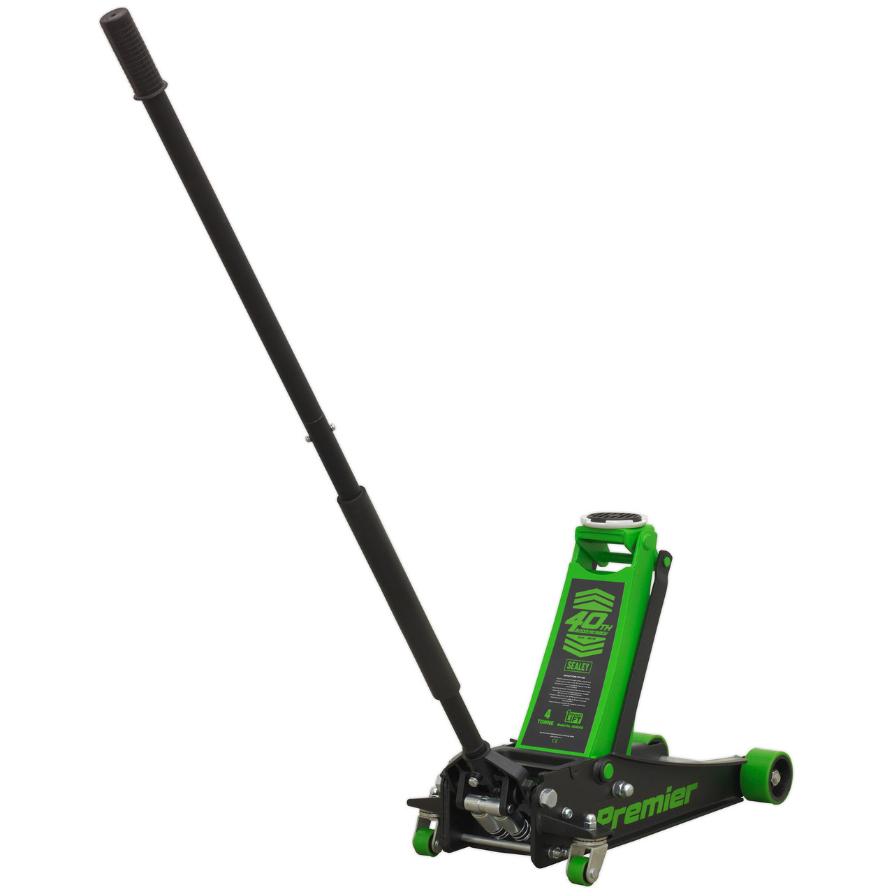 Sealey Trolley Jack Rocket Lift 4 Tonne (Green) Toolstop