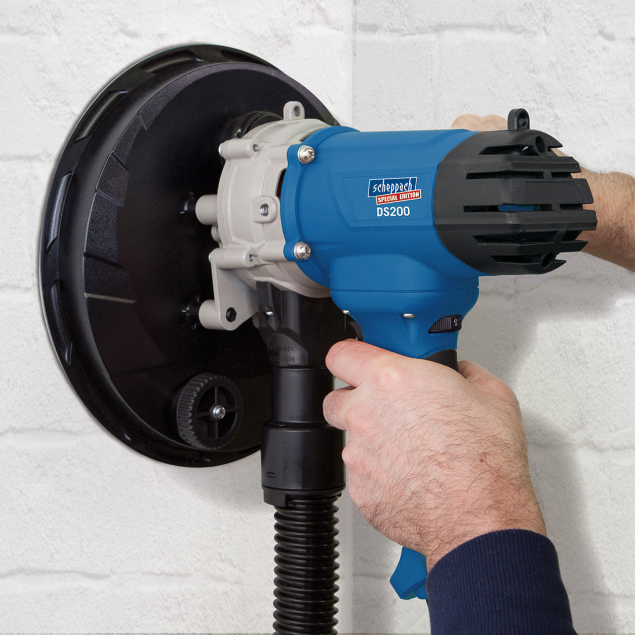 Scheppach DS200 Dry Wall Sander + Waste Bag+Hose Toolstop