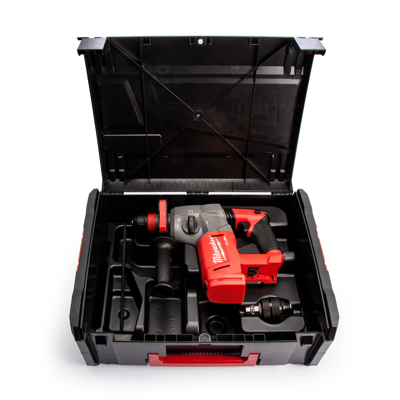 Milwaukee M18 Fuel SDS Plus Hammer Drill with Carry Case (Bo