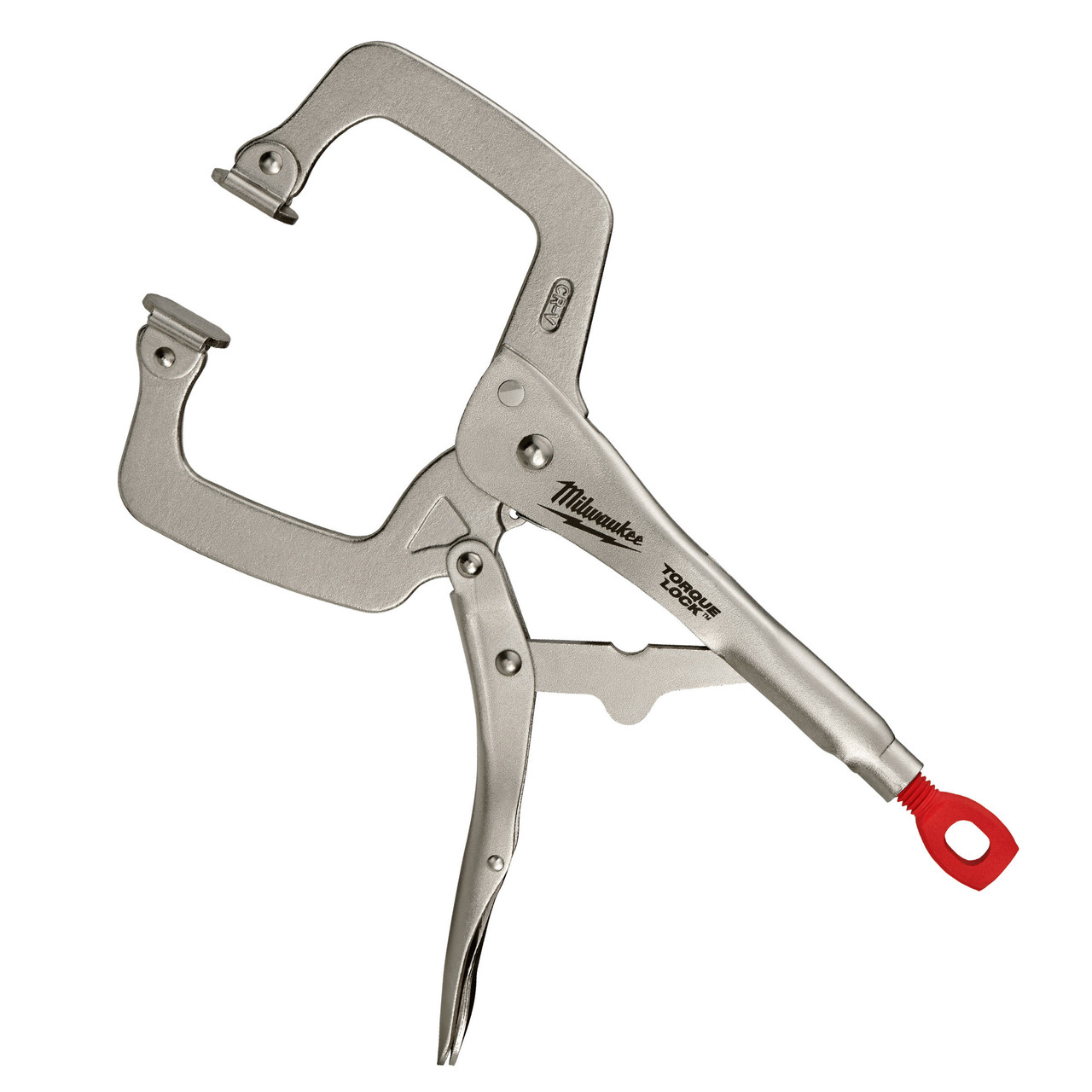 Milwaukee 48223521 Locking CClamp with Swivel Pads 11 Inch