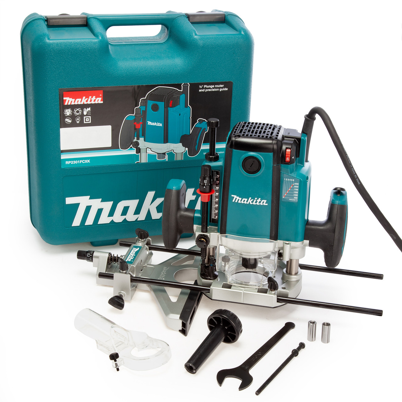 Makita RP2301FCXK 1 2in Plunge Router 240V Toolstop