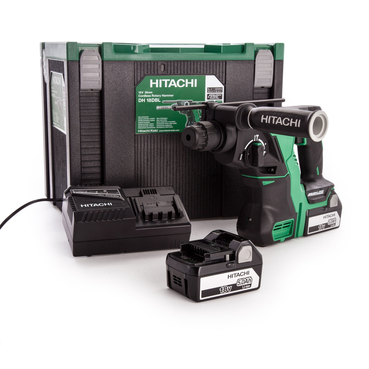 Hitachi DH18DBL/JP 18V Cordless SDSPlus Hammer Drill Brushl