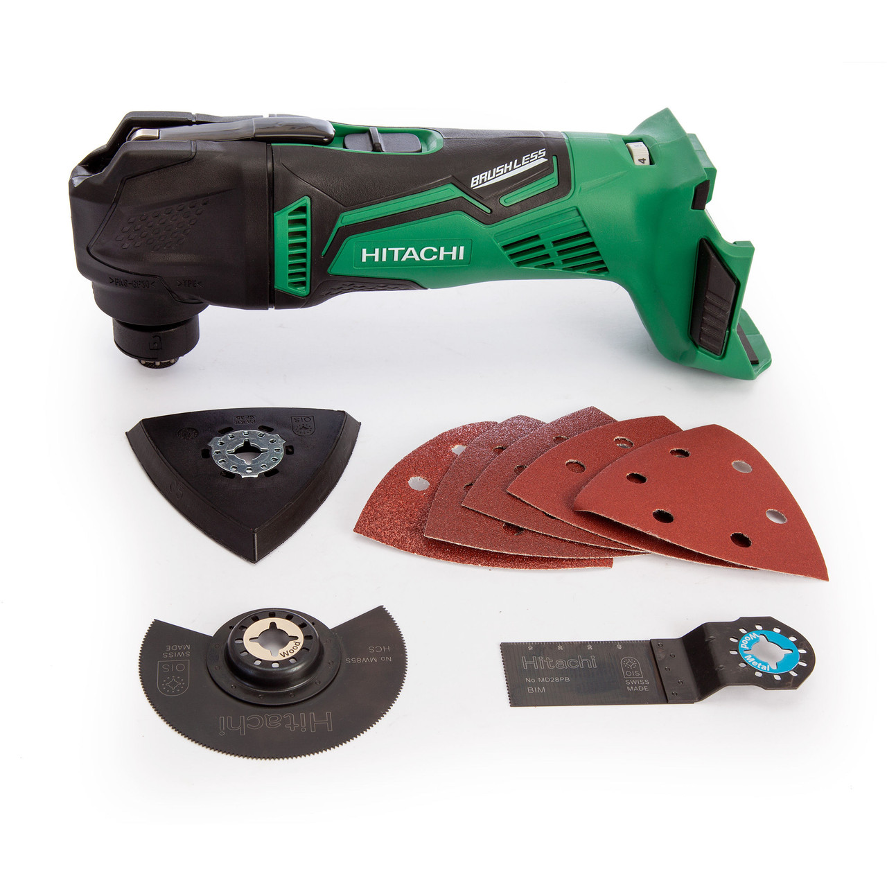 Hitachi CV18DBL MultiTool 18V Cordless Brushless with Acces