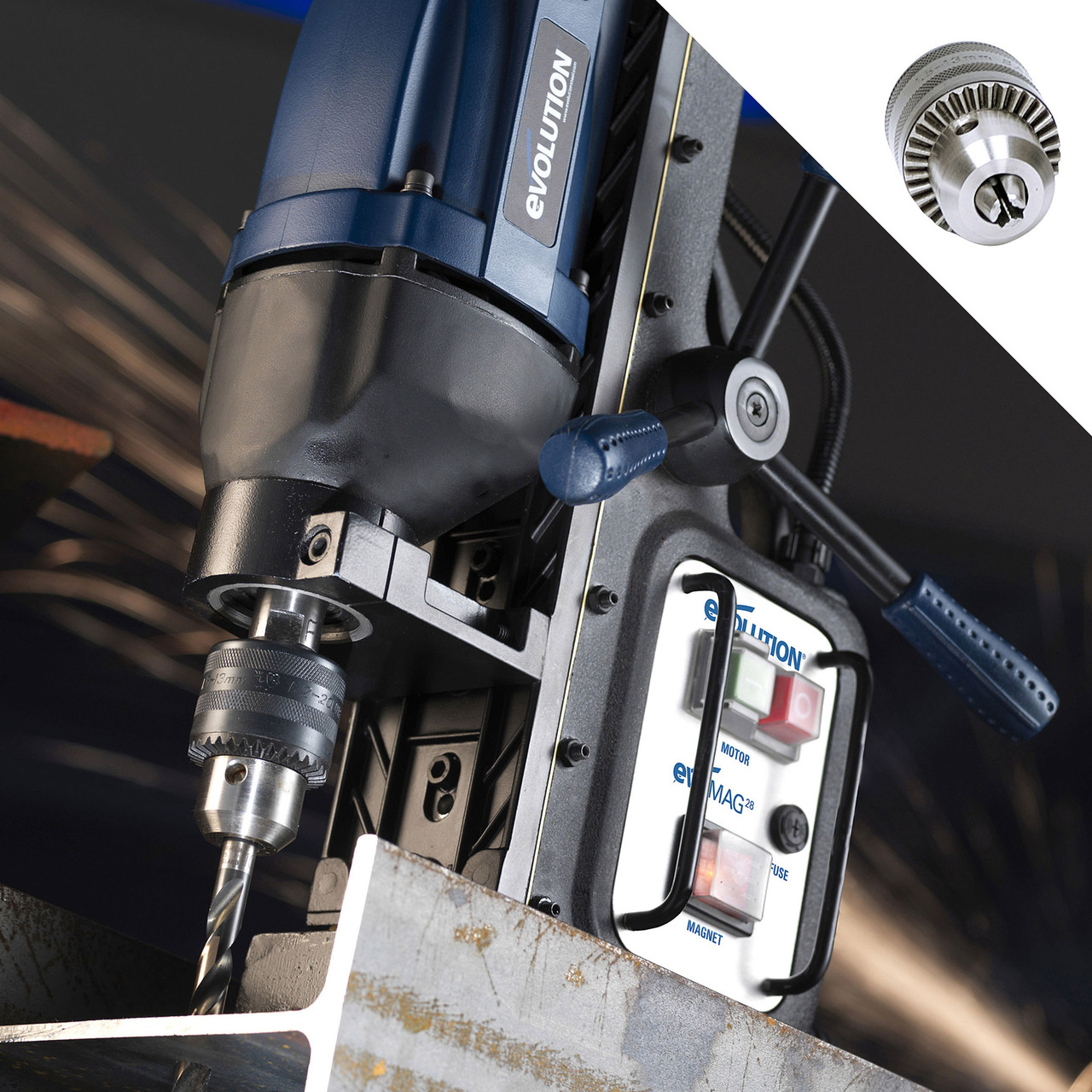 Evolution MAG28 Industrial Drill 110V Toolstop