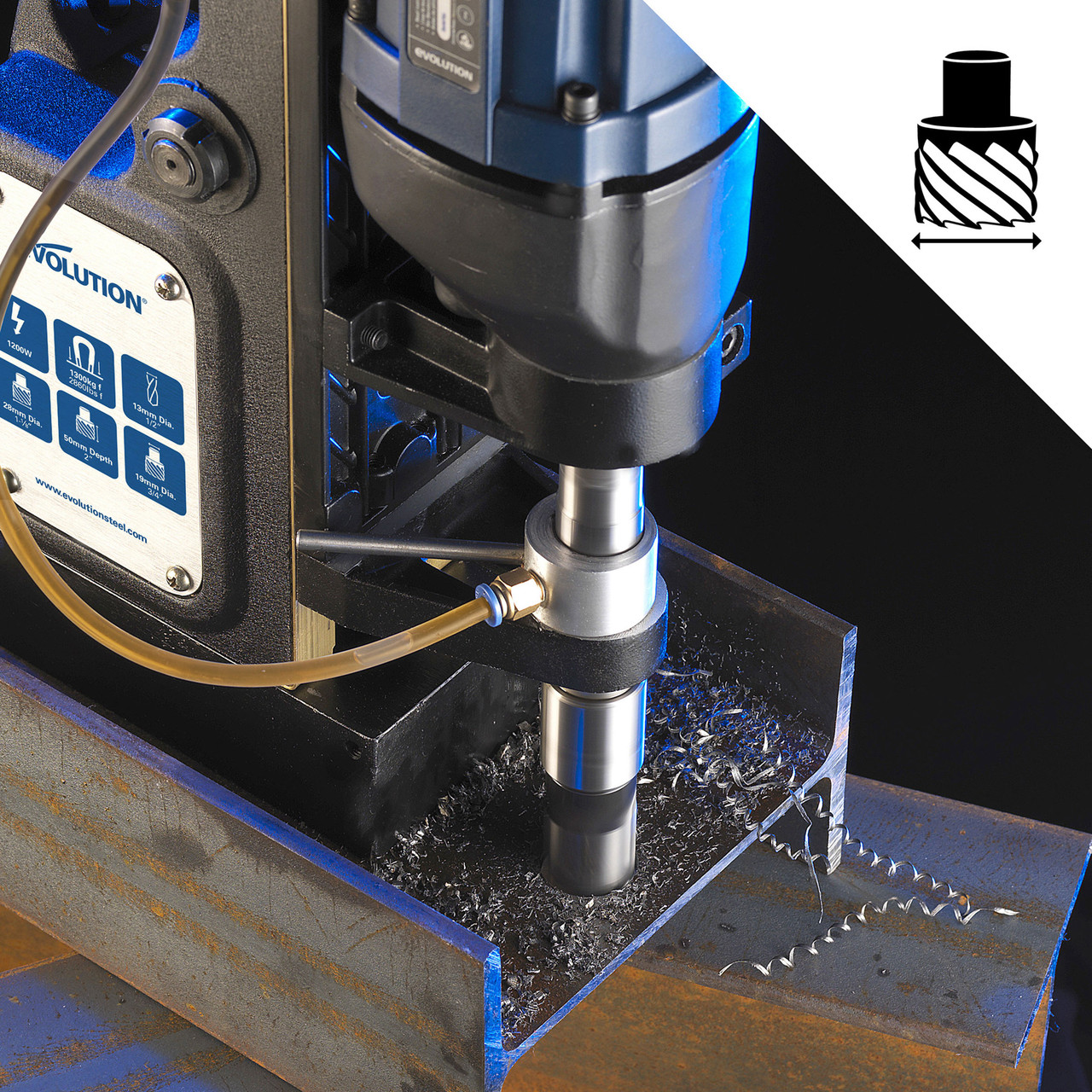 Evolution MAG28 Industrial Drill 110V Toolstop