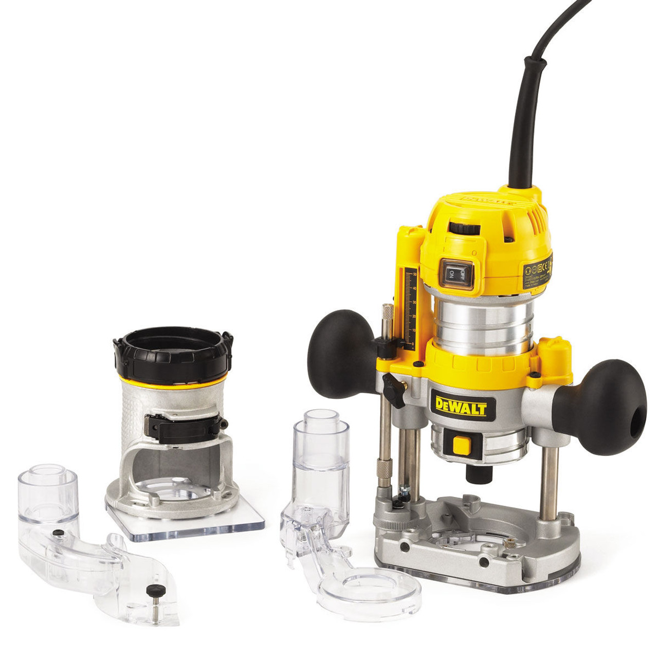 Dewalt D26204K 1/4in Combination Plunge & Fixed Base Router