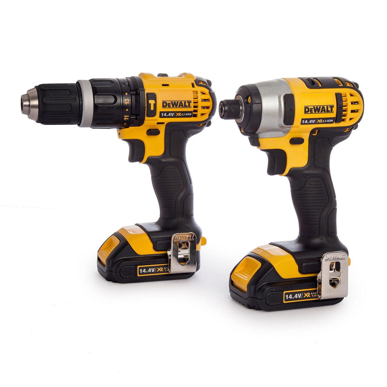 Dewalt DCK235C2 Combi Drill and Impact Driver 14.4V XR Twinp