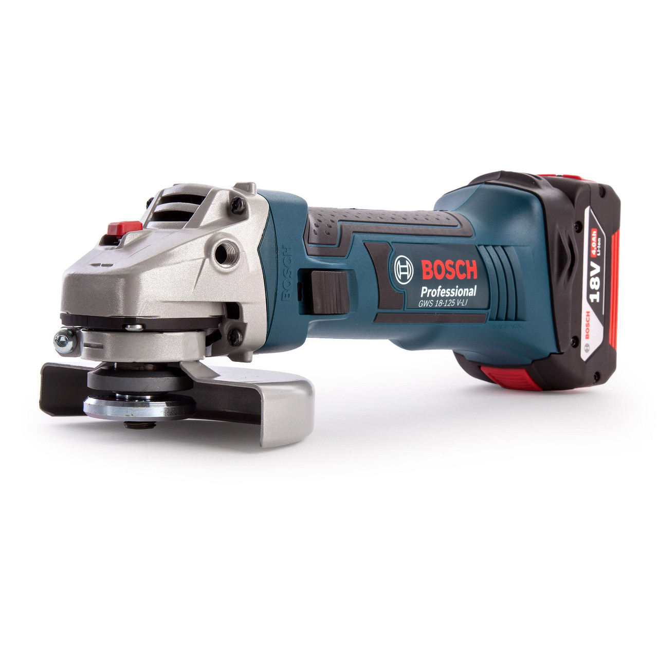 Bosch GWS18125VLI 18V Angle Grinder 125mm + AL1860CV Charg