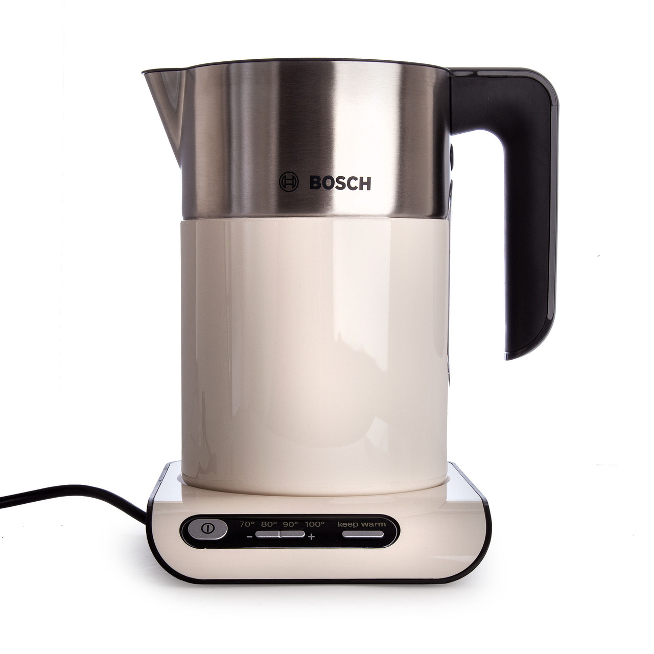 Bosch TWK8637PGB Styline Kettle Cream 1.5 Litres 3000W
