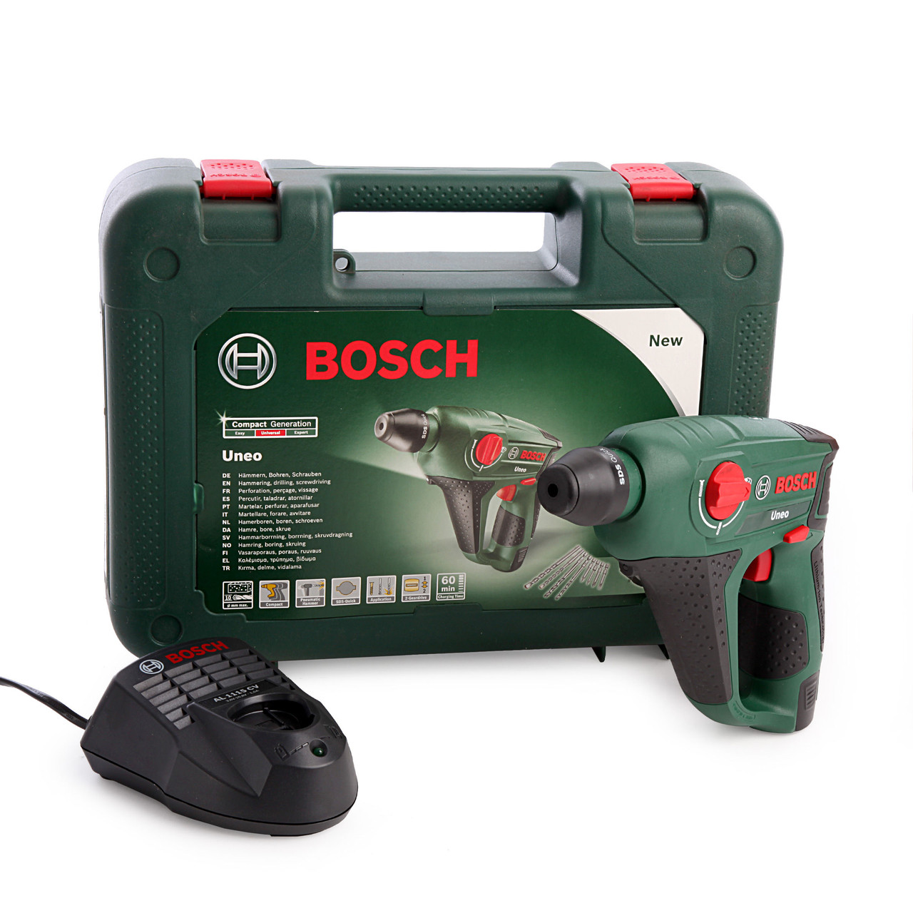 Bosch Uneo 10.8 LI 2 Rotary Hammer Drill (2 X 1.5Ah Batterie