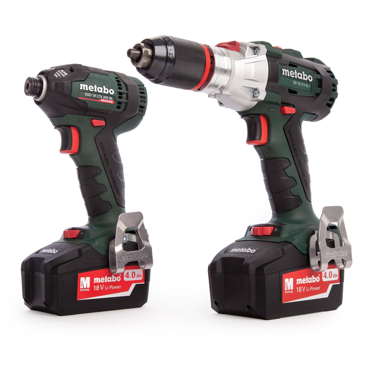 Metabo COMBOLTXBL4.0 Brushless 18V Twinpack 2 x 4.0Ah Batte