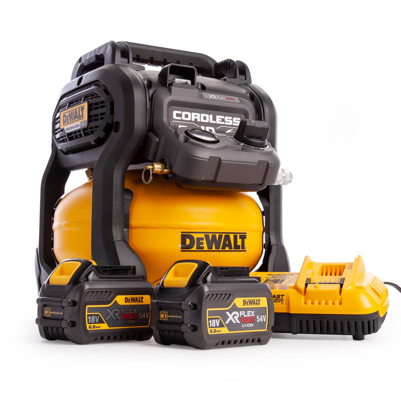 Dewalt DCC1054T2 54V XR Flexvolt Compressor (2 x 6Ah Batteri