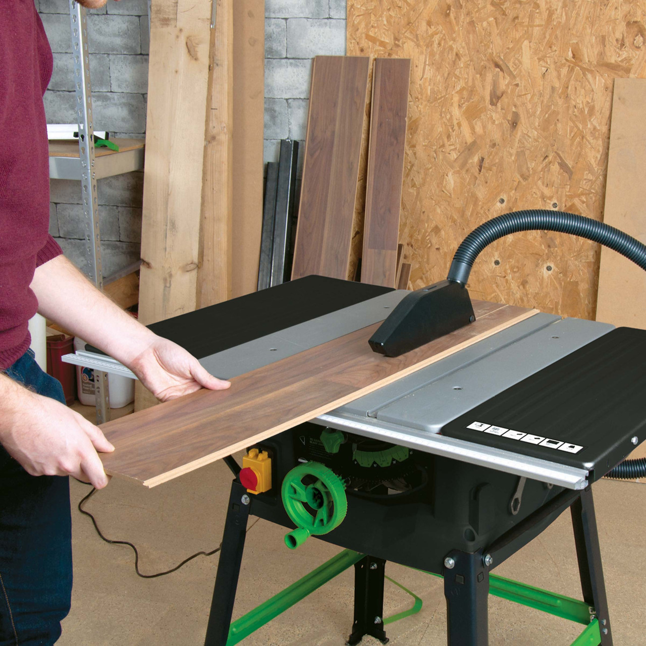 Evolution FURY5S Table Saw 1500W 255mm / 10 Inch with Stand