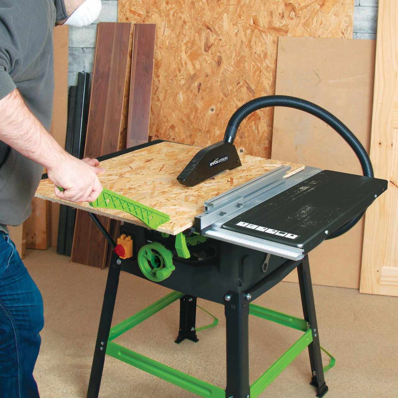 Evolution FURY5S Table Saw 1500W 255mm / 10 Inch with Stand