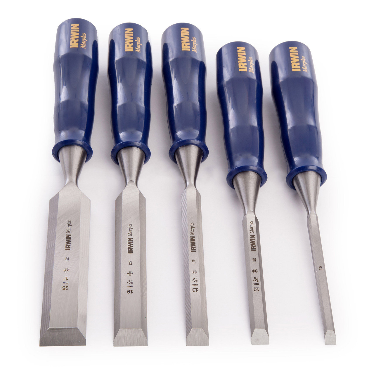 Irwin Marples TM444S5 Blue Chip Bevel Edge Chisel Set of 5