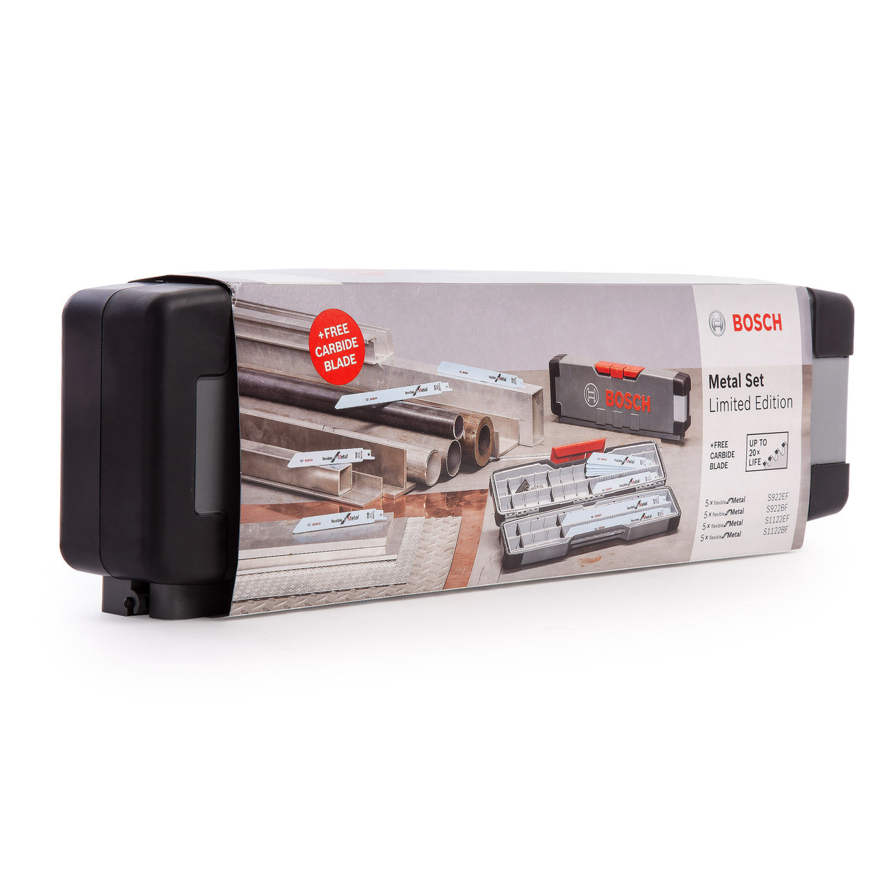 Bosch 2607011300 Reciprocating Saw Blades for Metal 21 Piece