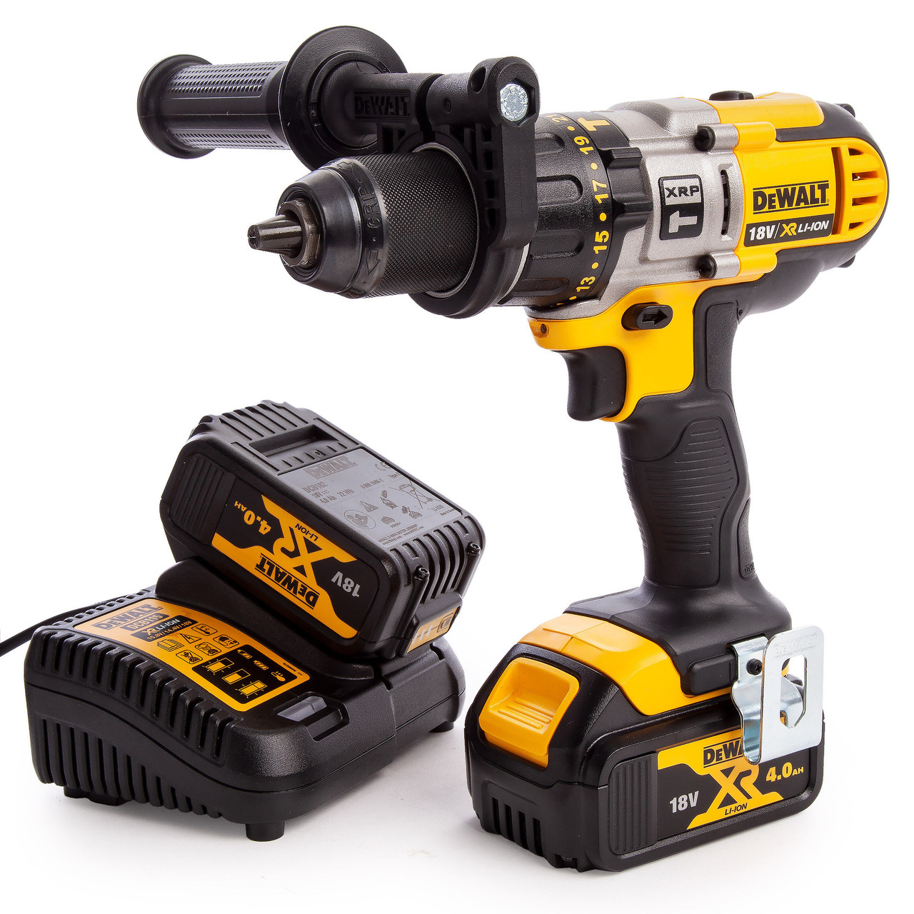 Dewalt DCD985M2 18V XR Premium 3Speed XRP Combi Drill 2 x