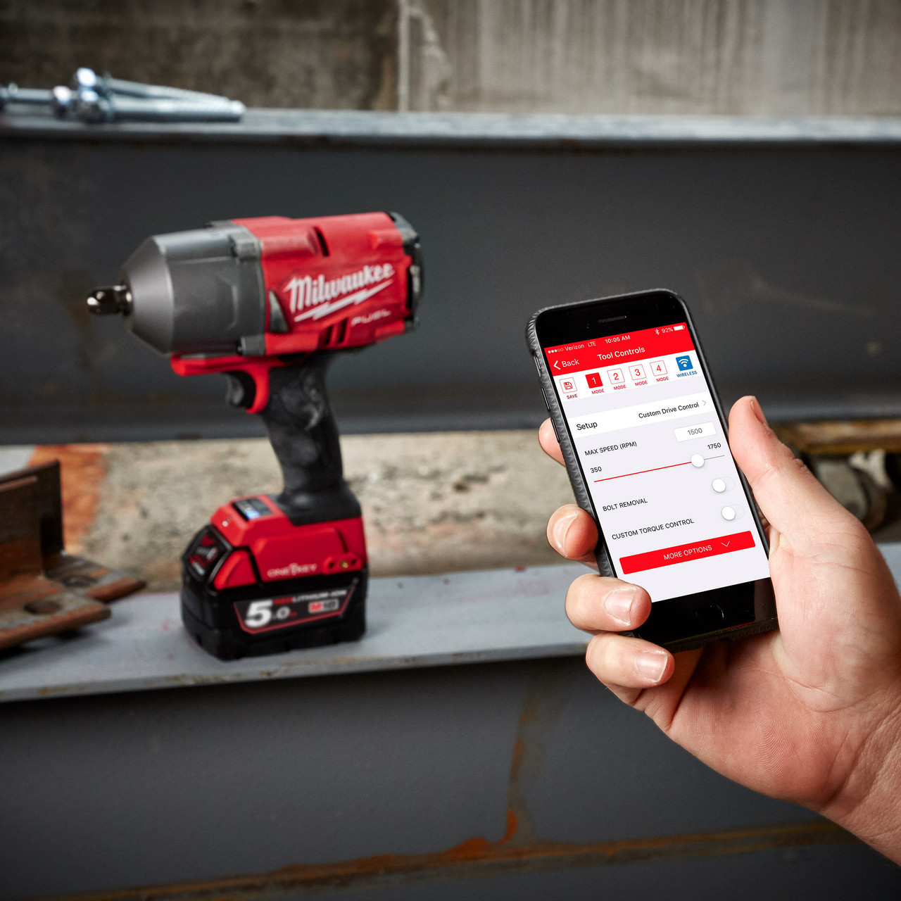 milwaukee one key impact torque settings