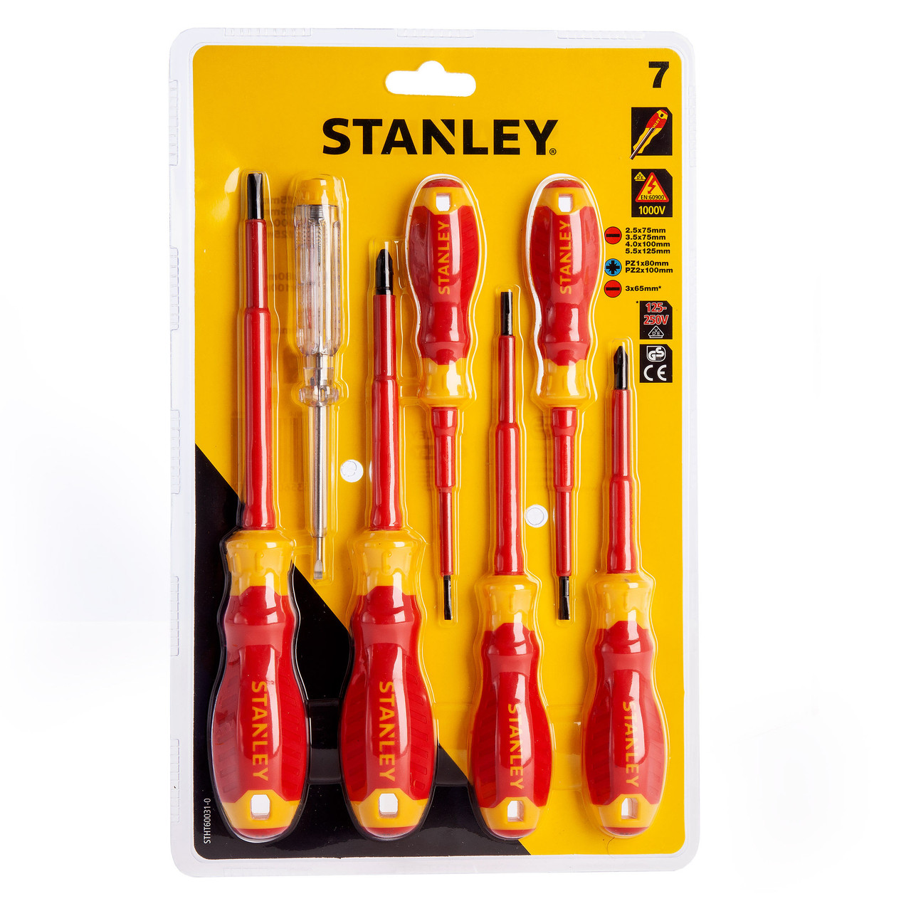 Stanley STHT600310 VDE Screwdriver Set 1000V 7 Piece