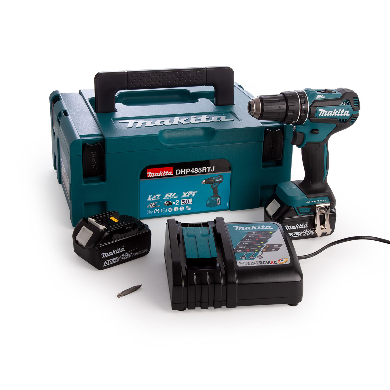 Makita DHP485RTJ 18V Brushless Combi Drill Toolstop