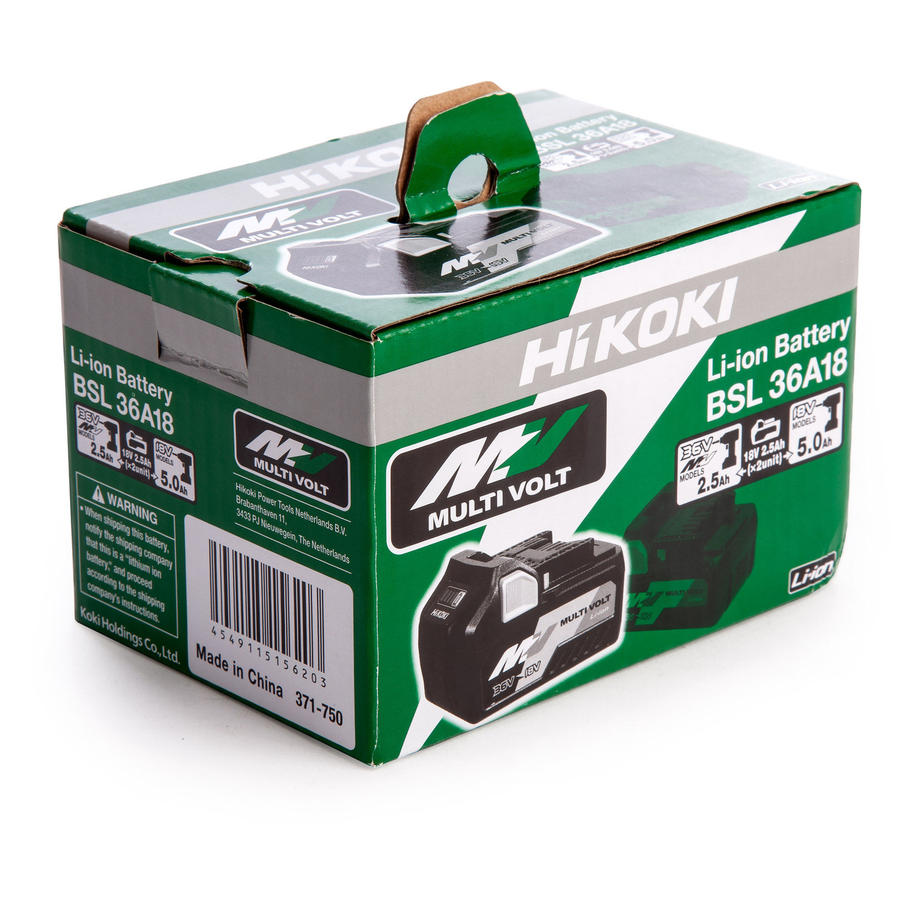 HiKOKI BSL 36A18 36V Multi-Volt Battery 2.5Ah | Toolstop