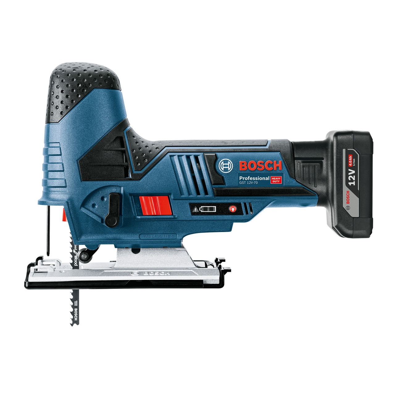 Bosch GST 12V70 Professional Heavy Duty Jigsaw (2 x 2.0Ah B