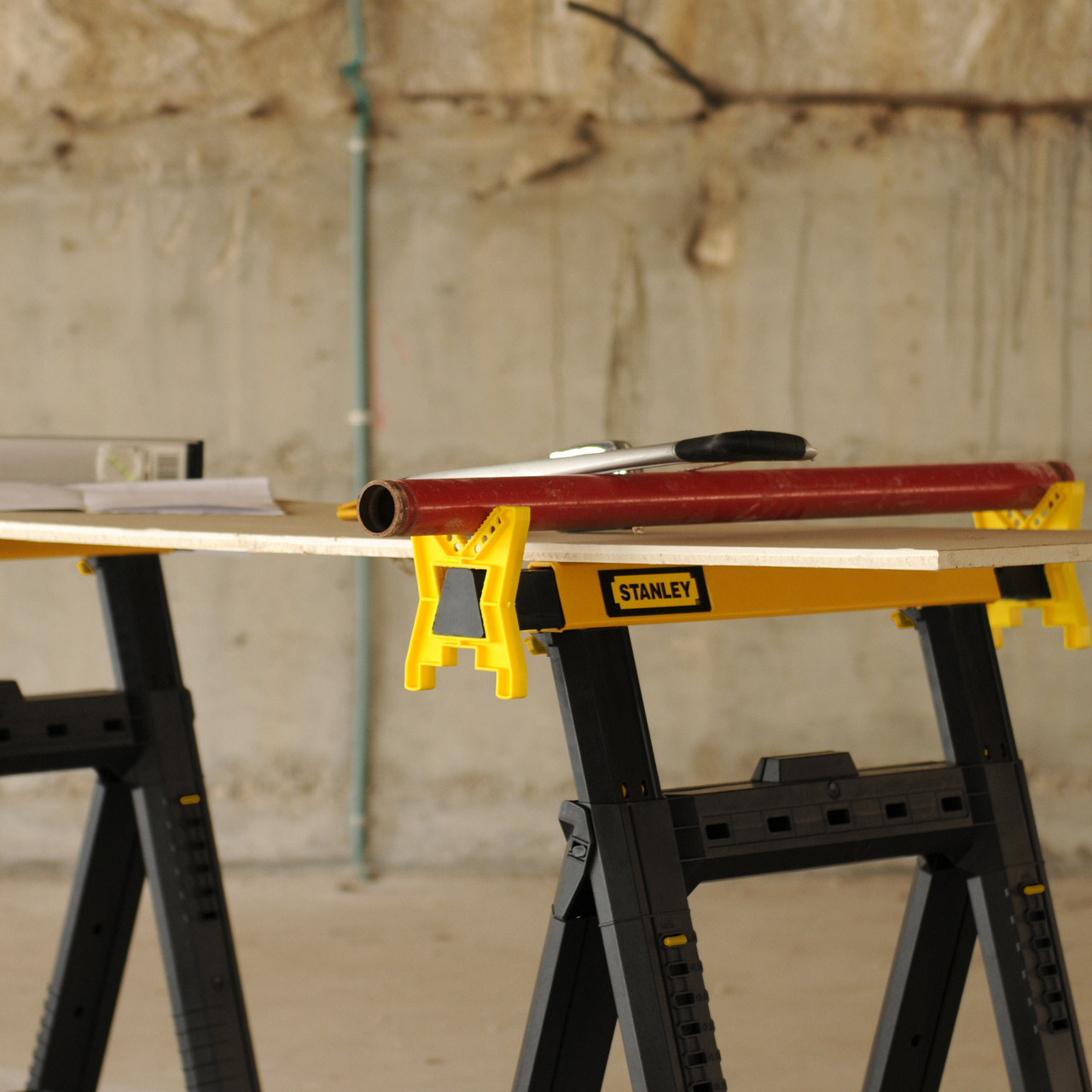 Stanley STST170559 2 Way Adjustable Saw Horse Twin Pack