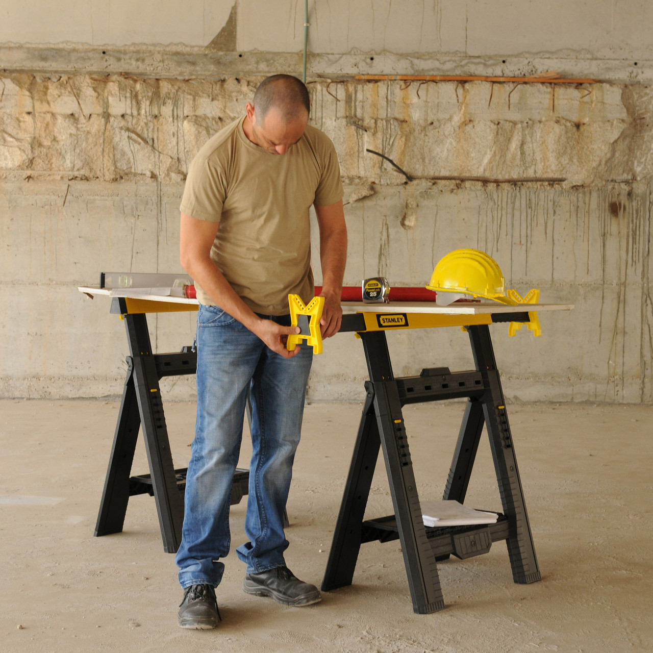 Stanley STST170559 2 Way Adjustable Saw Horse Twin Pack