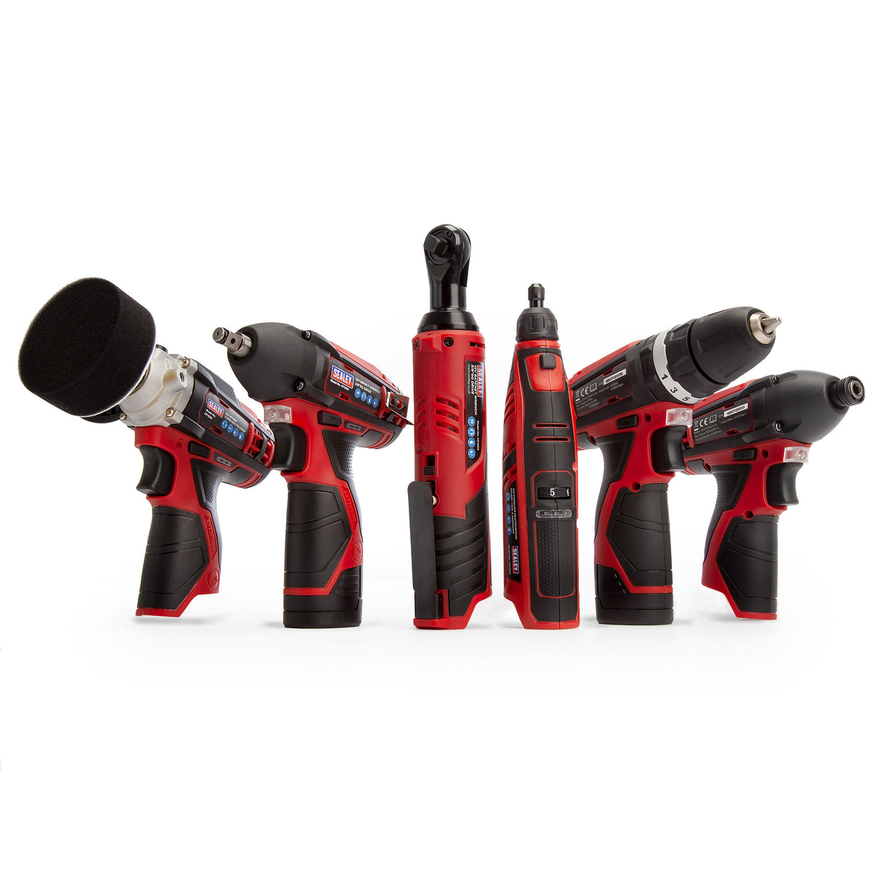 Sealey CP1200COMBO2 12V 6 Piece Kit Toolstop