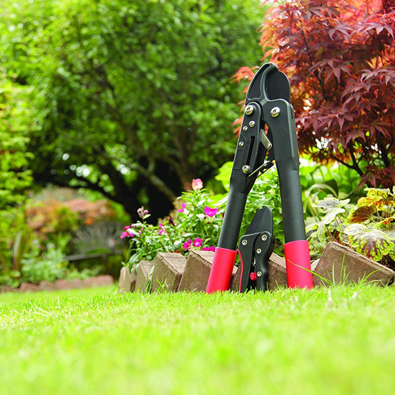 Spear & Jackson Ratchet Mini Lopper & Anvil Sec Toolstop