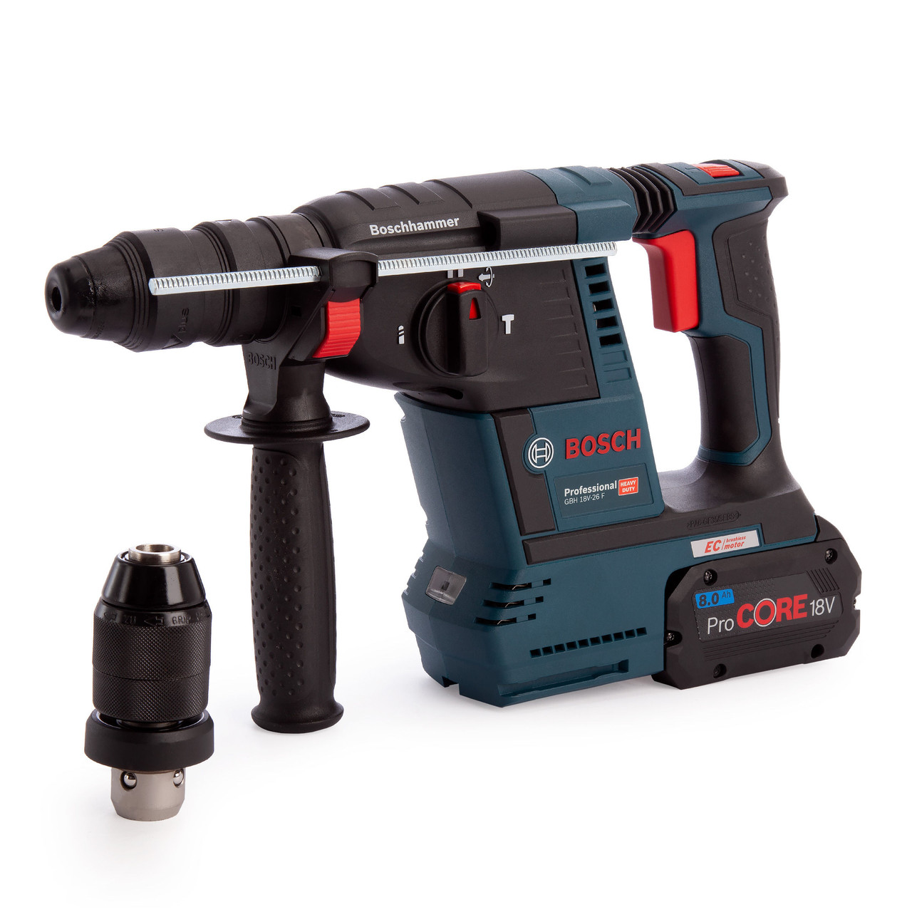 Bosch Gbh18v 26f Sds Rotary Hammer Drill 1x6ah Coolpack 1x8