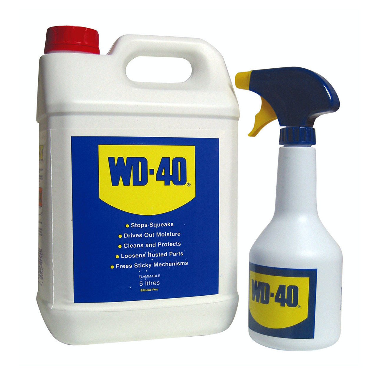 WD40 WD-40 Multi-Use Lubricant (44506) 5 Litres & Spray Applicator