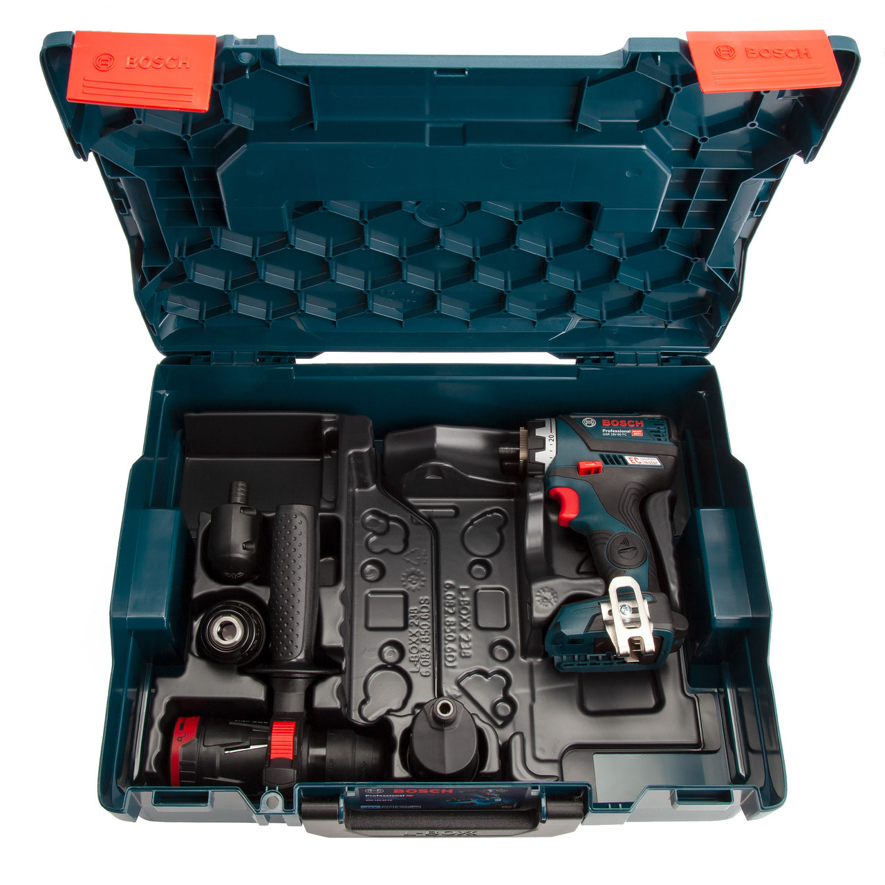 Bosch GSR 18V60 FC Drill Driver FlexiClick with 4 Chucks (B