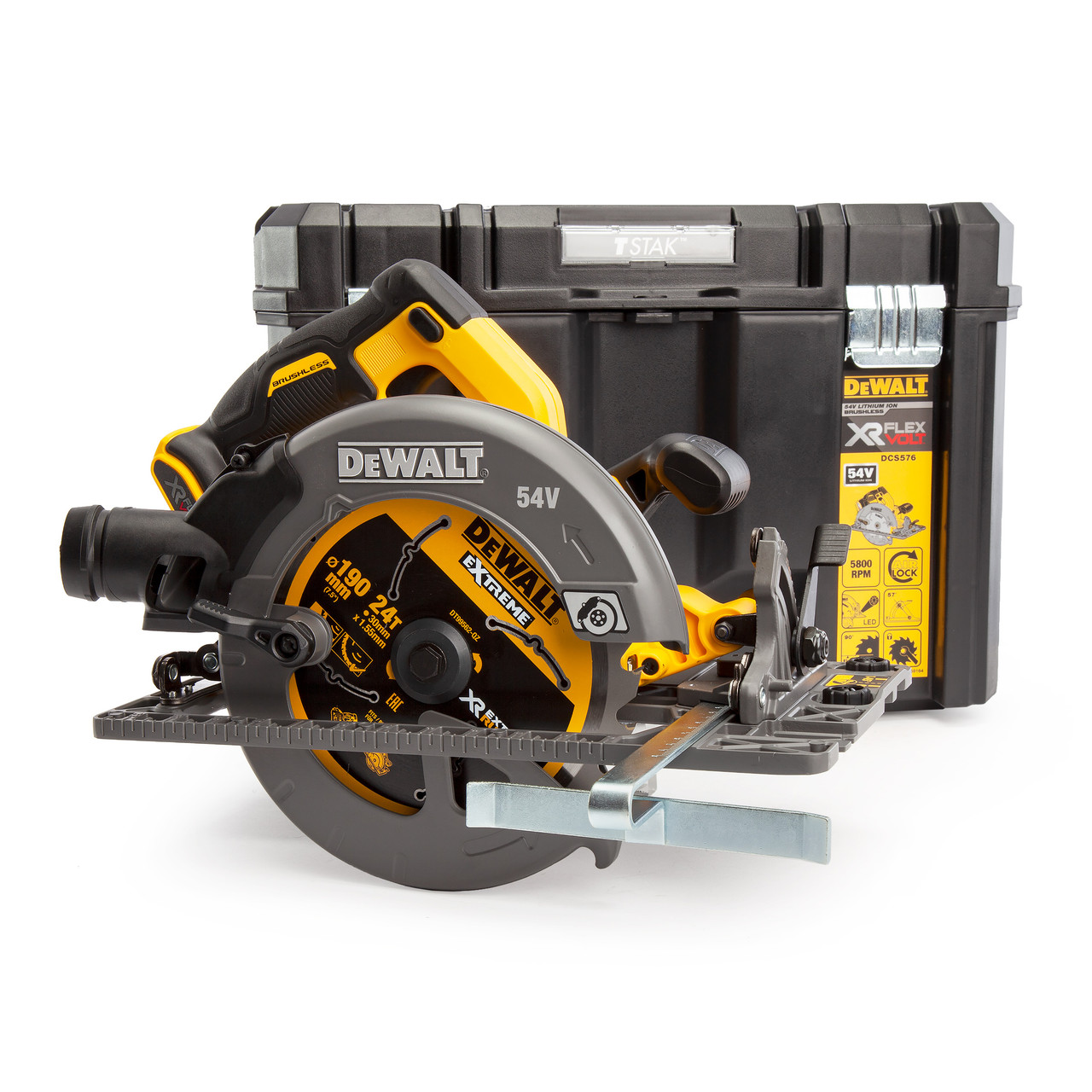 Dewalt DCS576N 54V XR Flexvolt Circular Saw 190mm Toolstop