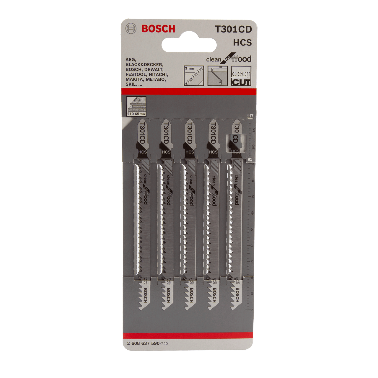Bosch T301CD Jigsaw Blades for Wood | Toolstop
